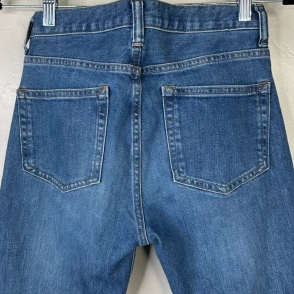 Everlane The Authentic Stretch Medium Wash High Rise Skinny Denim Jeans Size 24 - Picture 5 of 7